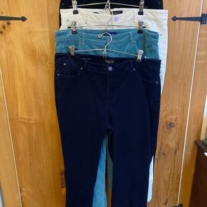 Finewale corduroy pants